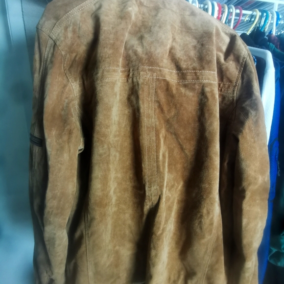 Suede Leather Jacket for Men - Picture 6 of 7